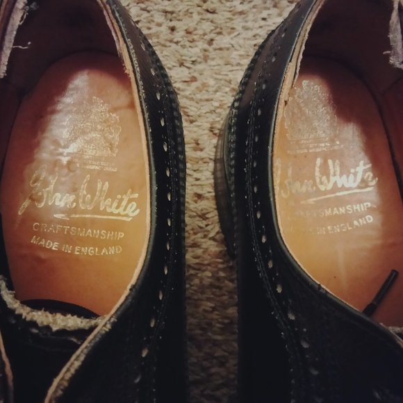 John White wingtip brogue. Made in England - Picture 6 of 8